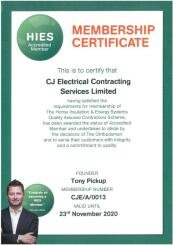 Hies Membership Certification